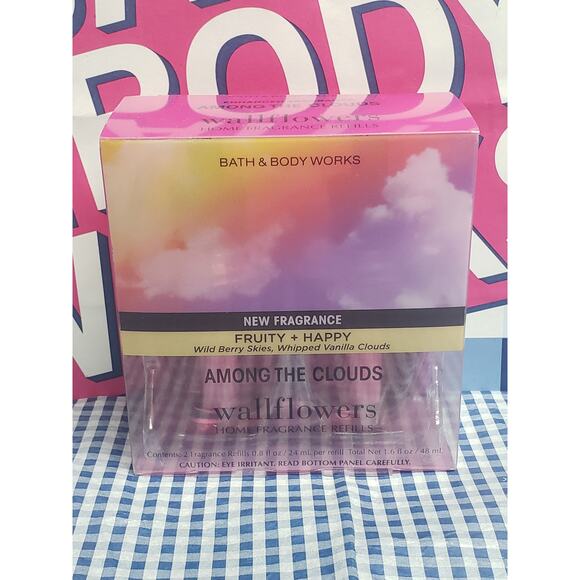 BBW Among The Clouds NEW FRAGRANCE FRUITY & HAPPY Wallflower Refills - Picture 1 of 2